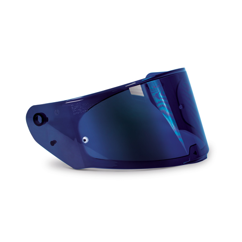 Visier LS2 Helm Blau verspiegelt | passend für Rapid und Stream