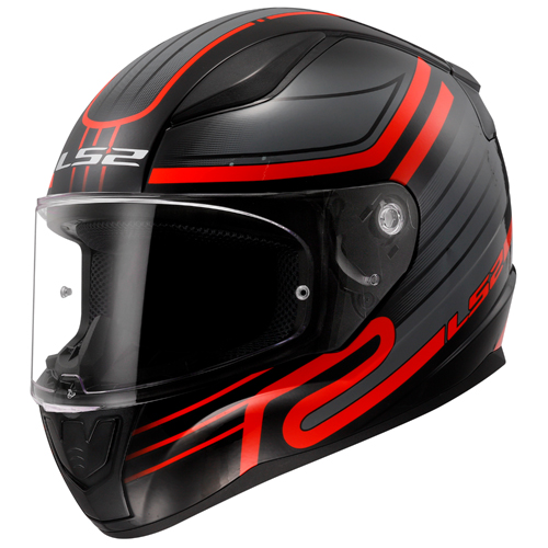 Helm LS2 CIRCUIT schwarz/rot Karthelm Motorradhelm