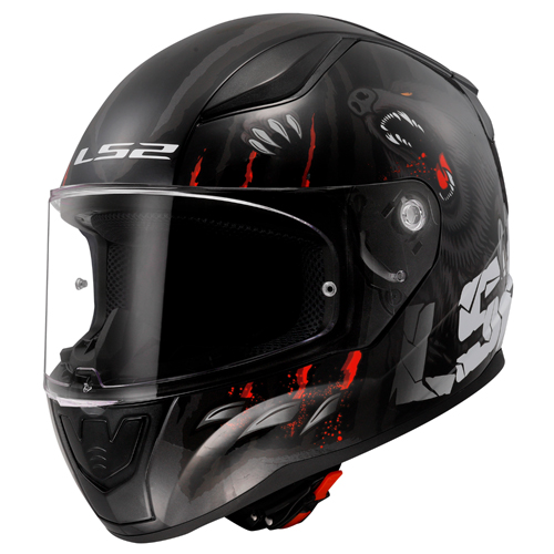 Helm LS2 CLAW schwarz Karthelm Motorradhelm