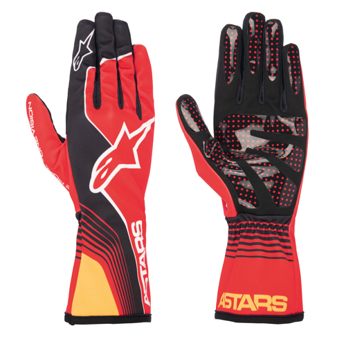 Alpinestars gloves Tech 1K Race V2 Future red/black/orange