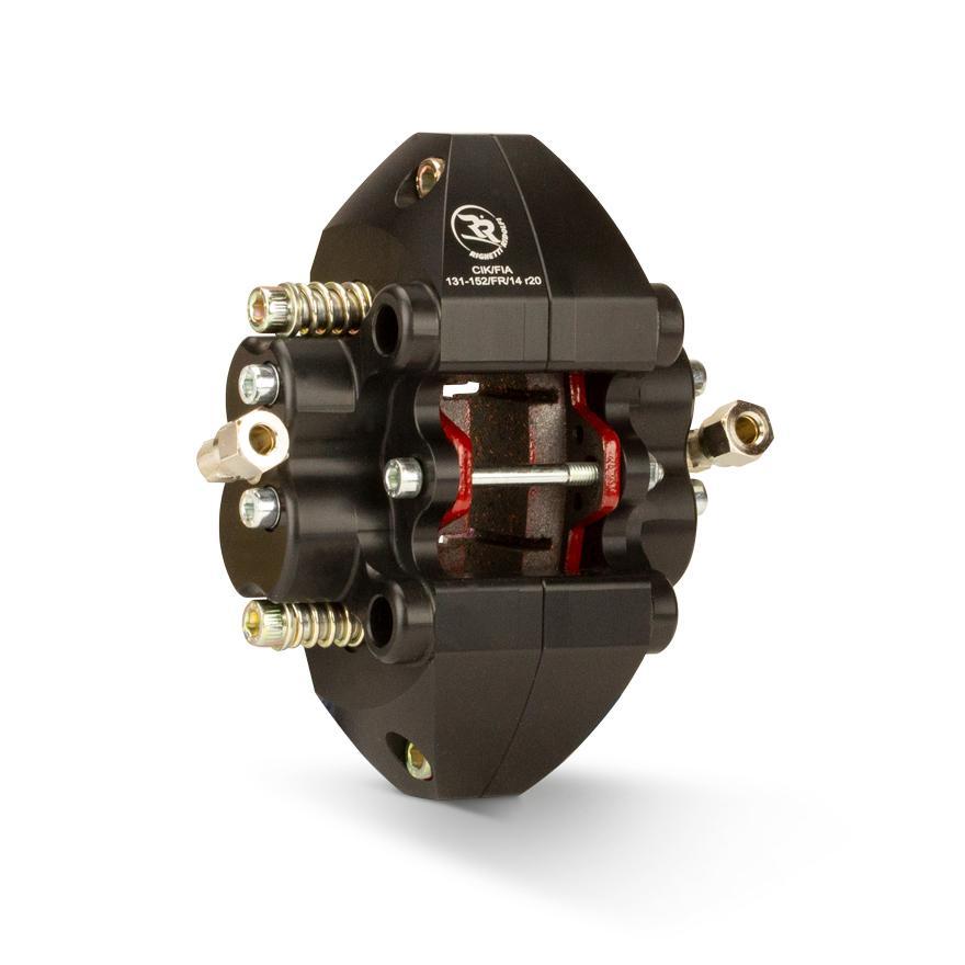pince hydraulique 4-piston noir | CIK/FIA
