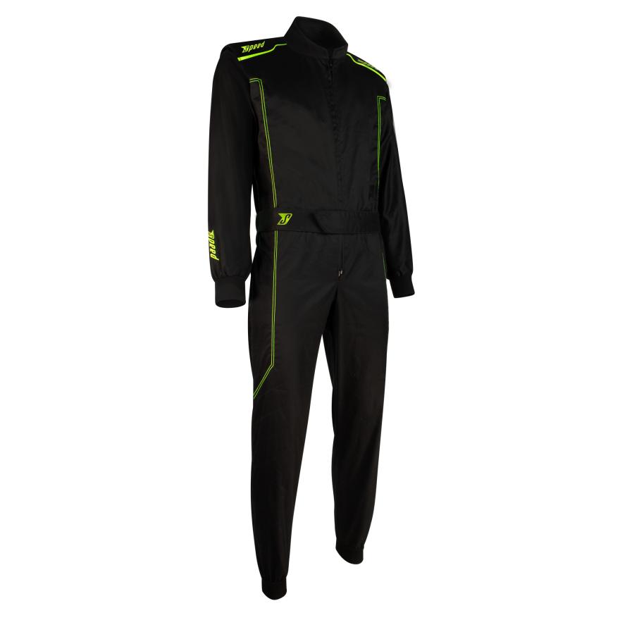 ! Speed Kart Suit DAYTONA 2.0 solid color black