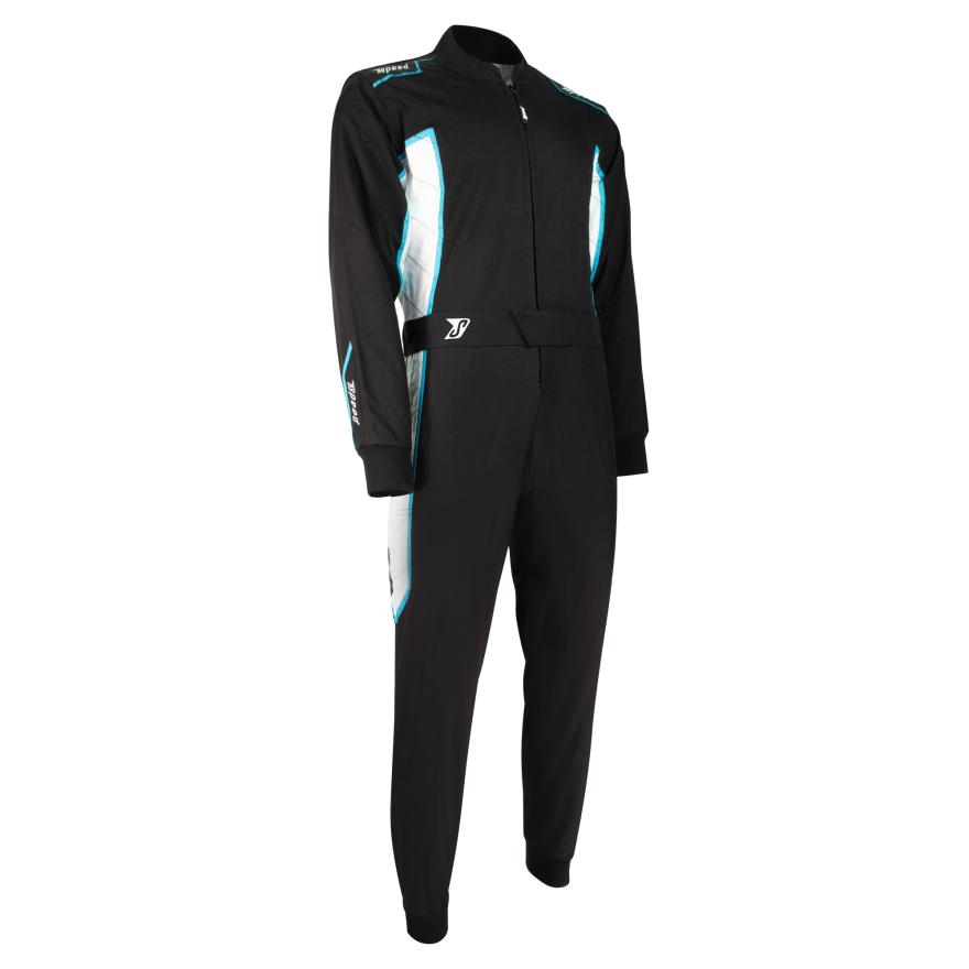 ! Speed Kart Overall IMOLA RS3 schwarz-cyan-weiss